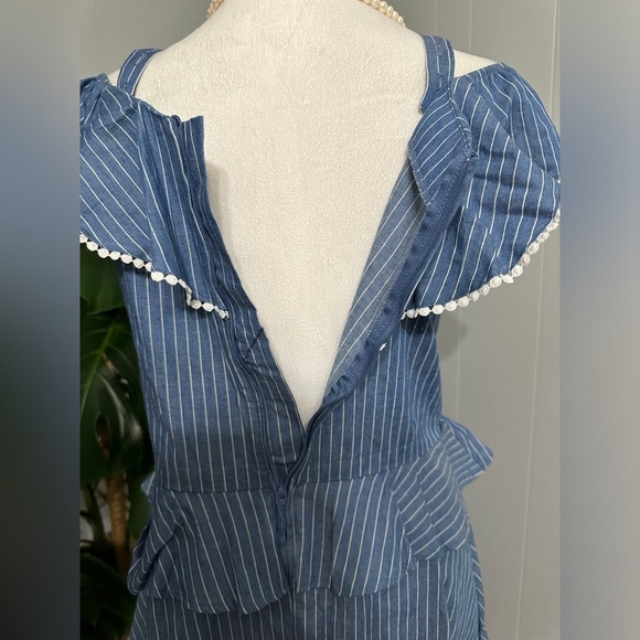 🛍️NWT BCBGirls 100% Cotton sleeveless dress size large (14-16) back zipper - Picture 2 of 6